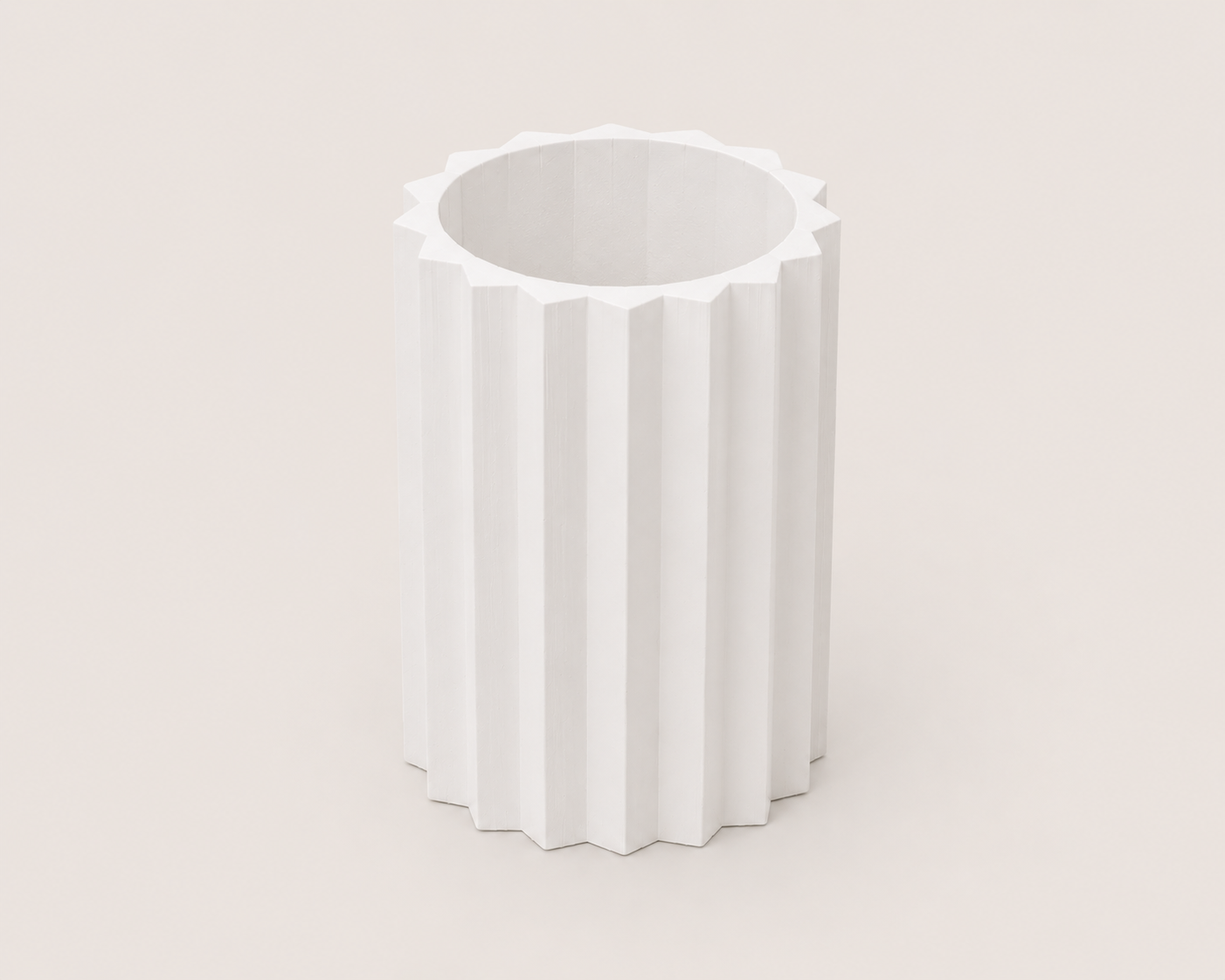 White brush organizer empty