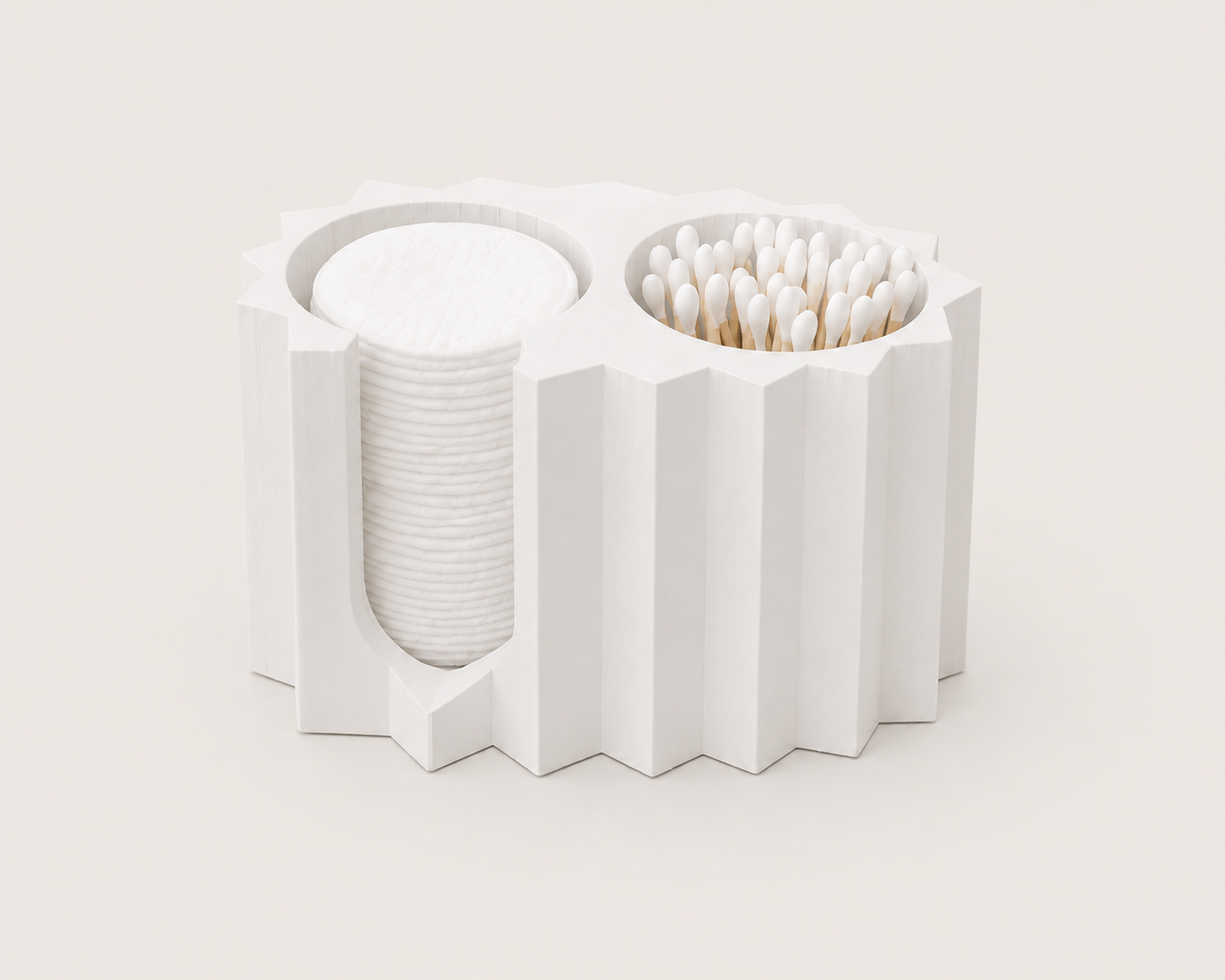 White pad and swab holder empty