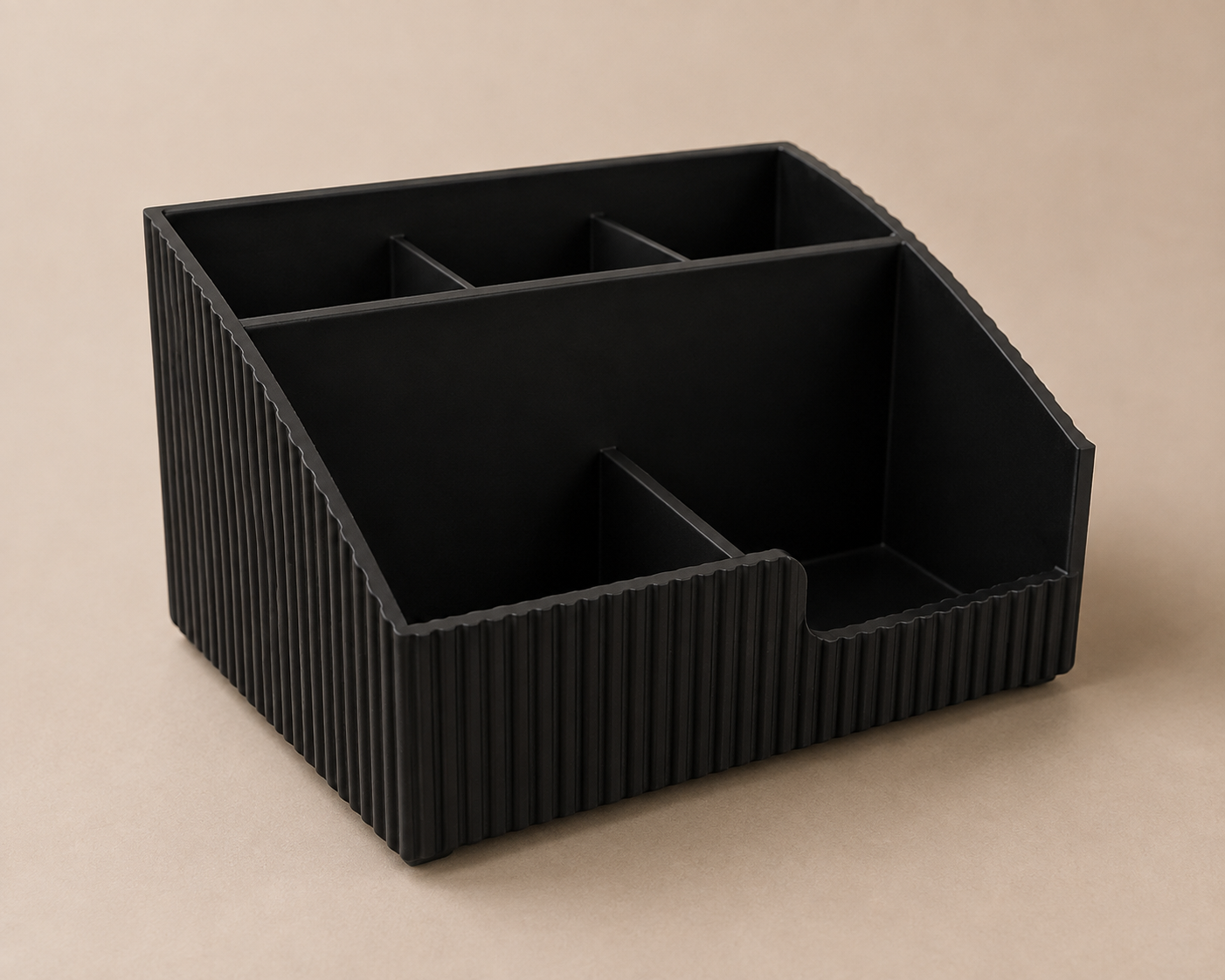 Home organizer for cosmetics black