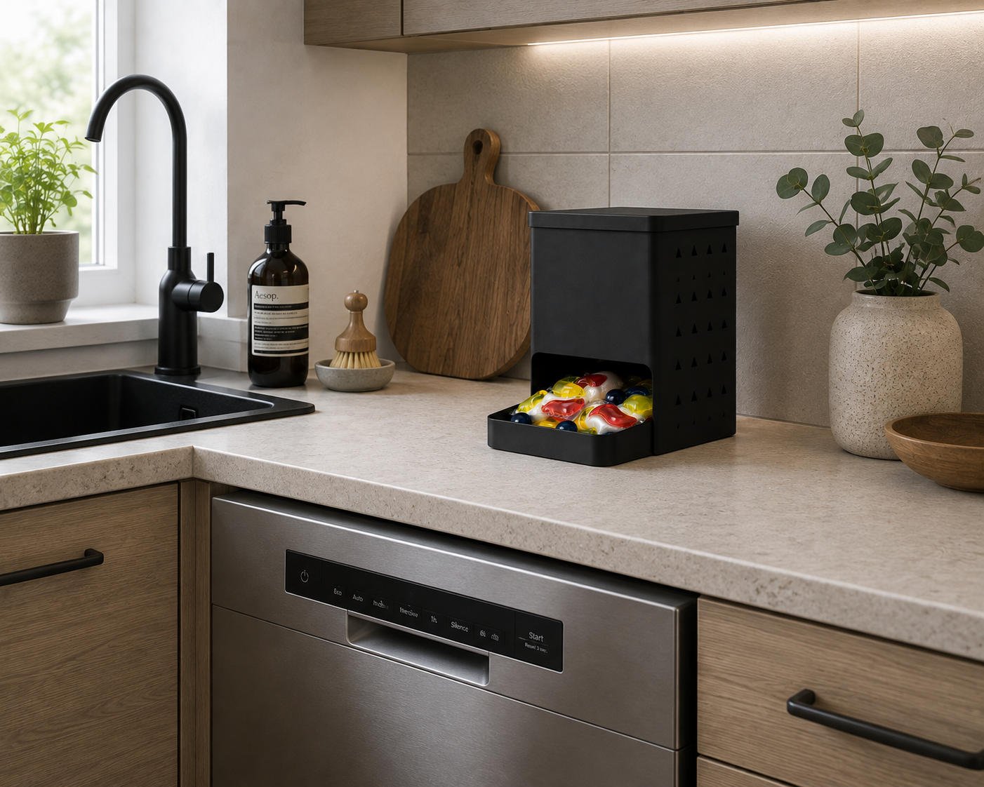 Dishwasher tablet dispenser