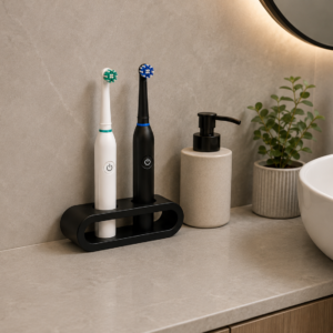 2 electronic toothbrush holder