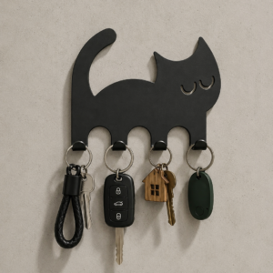 kitten design key hanger